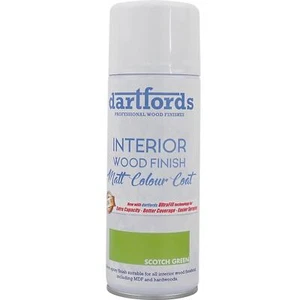 Aerosol Dartfords verde escocés mate interior acabado madera 400 ml - Imagen 1 de 6