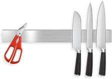 Portacoltelli magnetico 40 cm (16') in acciaio inox striscia a parete
