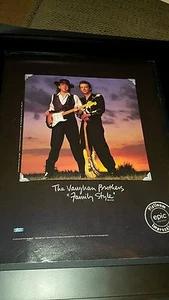 The Vaughan Brothers Family Style Rare Original Promo Poster Ad Framed! - Bild 1 von 1
