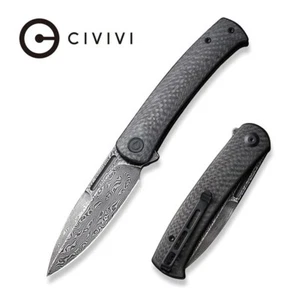 CIVIVI C21025C-DS1 Caetus Folding Knife, Damascus - Picture 1 of 6