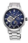 Orient Star RK-AY0103L Automatic Men's Watch mechanical moon phase Silver NEW