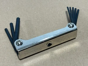 NEW Proto Tools USA J4993 SAE Hex Allen Wrench Key Set - Folding - 5/64" to 1/4" - Picture 1 of 7