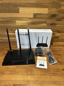 Wavlink AC1200 11AC Concurrent WiFi Router With 5 x Gigabit LAN Boxed Used - Afbeelding 1 van 22