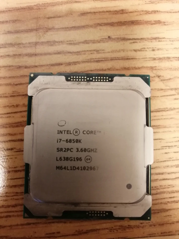 1x Intel Core i7-6850K 3.6GHz 6Core 12Threads SR2PC LGA2011-3 CPU Processor - Image 1 of 1
