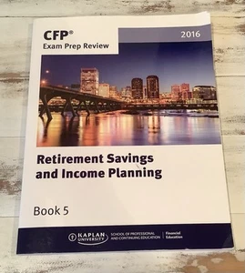 CFP Exam Prep Review Retirement Savings And Income Planning - Foto 1 di 5