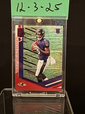 2018 Donruss Elite - Rookies Lamar Jackson #167 Aspirations 19 /92 (RC) - Image 1 of 4