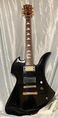Fernandes Mockingbird MG-80X Black Metal XJAPAN Hide Vintage Rare Guitar Japan - Image 1 of 4