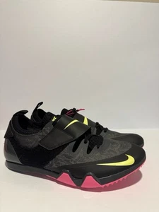 MEN’S SIZE 12 NIKE ZOOM PV ELITE POLE VAULTING SHOES AA1204-004 WITH SPIKES - Picture 1 of 9