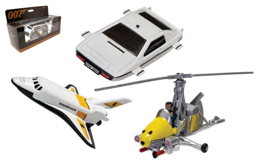 JAMES BOND SPACE SHUTTLE mm 90/GYROCOPTER 110 mm/ LOTUS ESPRIT mm 90 - Immagine 1 di 1