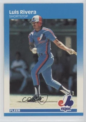 1987 Fleer Luis Rivera #330 Rookie RC - Image 1 of 2