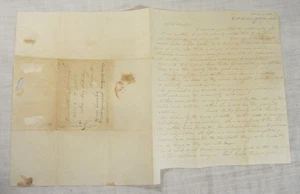 1842 Brief - E. M. Wheeler an MARY A. KELLOGG - East Calais nach Georgia, VERMONT - Bild 1 von 6