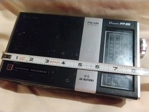National Panasonic RF-859 JB Doppel PS 3 Band Radio FM/AM SW Dial Untested STYLE - Picture 1 of 10