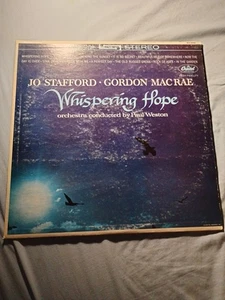 JO STAFFORD / GORDON MAC RAE - WHISPERING HOPE - CAPITOL 1962 - LP RECORD🔥 - Imagen 1 de 6