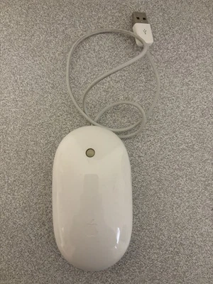 Original Apple Mighty Mouse Maus  Kabelgebunden A1152 Weiß USB - Bild 1 von 2
