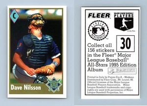 Dave Nilsson #30 Fleer Major League Baseball All-Stars 1995 Panini Sticker - Picture 1 of 1