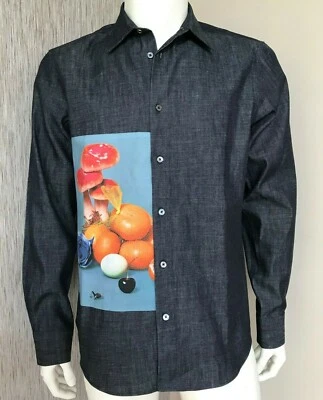 PAUL SMITH INDIGO DENIM SHIRT SIZE M MADE IN ITALY.....RARE!!!! - image 1 of 4