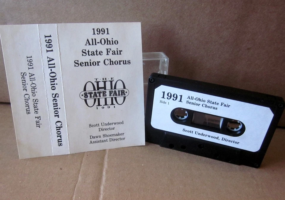 ALL-OHIO STATE FAIR SENIOR CHORUS cassette tape 1991 Scott Underwood - Image 1 of 1