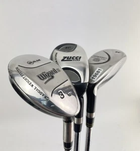 Mens Golf Hybrid Set 18,21&24* Regular Flex Steel/Right Handed /New Grips /19681 - Picture 1 of 24