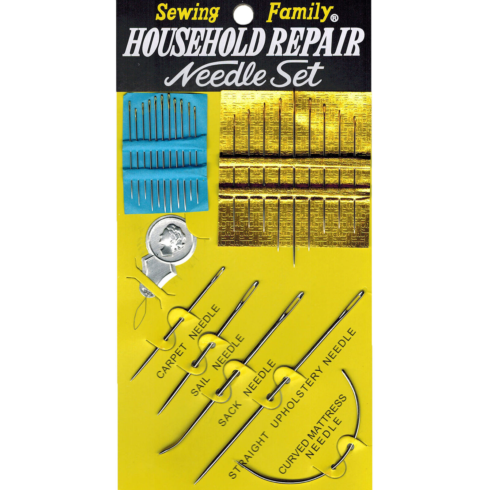 Assorted Beading & Craft Needles Household Repair Needle Set 26 