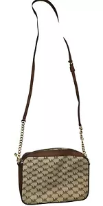 Michael Kors Umhängetasche Handtasche Umhängetasche beige und braun - Bild 1 von 7