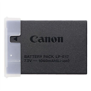 Batterie originale Canon LP-E17 pour EOS 77D M3 M5 800D 750D 760D T6i T6s