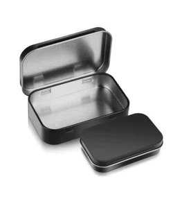 40 Lot Black Tin Metal Party Wedding Favors Jewelry Storage Candy Gift Card Box - Picture 1 of 9