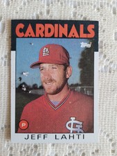 1986 Topps - #33 Jeff Lahti