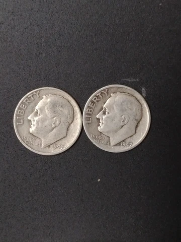 1947 P&D Roosevelt Dimes #02 Cover