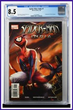 Spider-Man India #1 CGC Graded 8.5 Marvel January 2005 White Pages Comic Book.