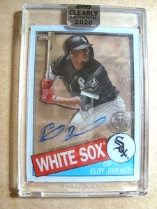 2020 Eloy Jimenez Topps Clearly Authentic Rookie Autograph RC ๐ฅ๐ฅ๐ฅ SEALED - Picture 1 of 2