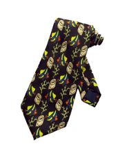 Empire Mens Tropical Fish Shell Coral Necktie � Black � One Size Neck Tie