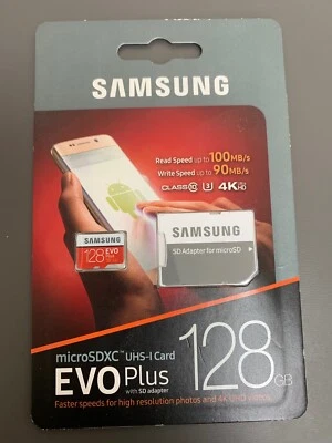 Samsung EVO 128GB microSD Card (MBMP128D) - Image 1 of 2