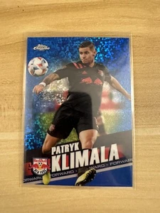 2022 Chrome MLS Base Blue Mini-Diamond #95 Patryk Klimala /199 NYRB NY Red Bulls - Picture 1 of 2