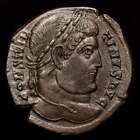 *Lucernae* Constantino I 307-337 Follis Tier, Sarmatia Devicta / Str? (5068)