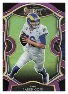 2020 Panini Select JARED GOFF Purple Die-Cut Prizm Concourse Level #13 Rams - Picture 1 of 2