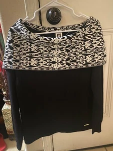 Anne Klein Knit off shoulder long sleeve top Medium (new with tags) - Picture 1 of 3