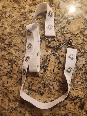 2009 WBC WORLD BASEBALL CLASSIC BLACK LOGO 36" CREDENTIAL PASS LANYARD  - Image 1 of 4