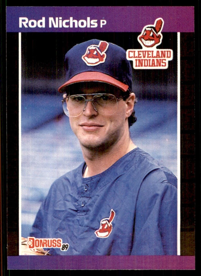 1989 Donruss Rod Nichols Cleveland Indians #649 - Image 1 of 2