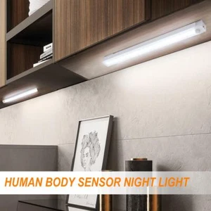 Motion Sensor Light Wireless LED NightLight USB Rechargeable Lamp Night Q2R P4Y5 - Bild 1 von 21