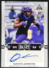 2020 Leaf Quentin Johnston Auto #BA-QJ1 Autograph Draft Rookie