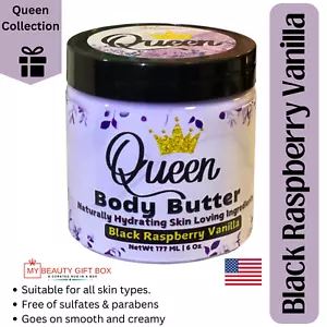 Queen Black Raspberry Vanilla My Beauty Gift Box Body Butter - Picture 1 of 4