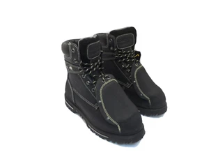 DAKOTA Men's 8" 8514 Comp Toe Comp Plate Metguard Work Boot Black Size 9M - Picture 1 of 8