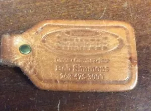 Petersons Stampede Dodge Chrysler Keep Leather Keychain Collectible - Picture 1 of 6