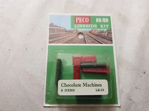 A Model Pkt of 6 Chocolate Machines In Ho Gauge By Peco - Picture 1 of 1