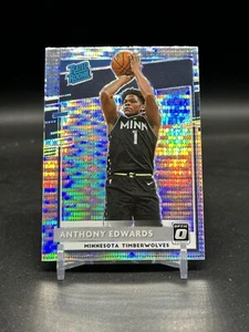 Anthony Edwards 2020-21 Panini Optic Rated Rookie Silve Pulsar Prizm #151 HOT RC - Picture 1 of 2