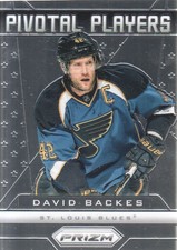 2013-14 Panini Prizm Hockey Pivotal Players #PP-25 David Backes