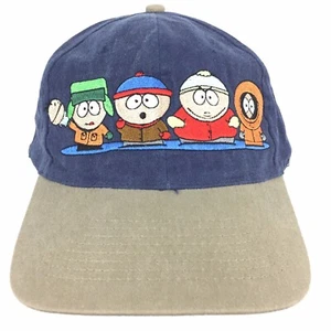 Vtg 90s South Park Cartman Kenny Hat Comedy Central Logo Trucker Baseball Cap - Picture 1 of 12