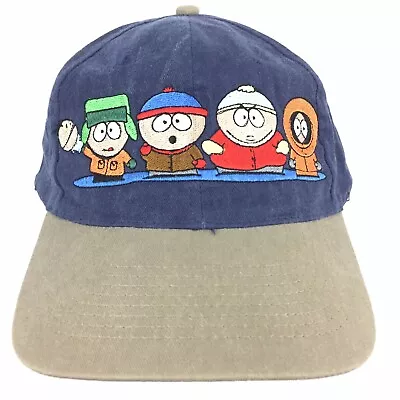 De colección Años 90 South Park Cartman Kenny Sombrero Comedia Logo Central Camionero Gorra de Béisbol Foto 1 de 4