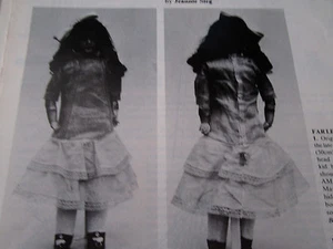17" 18" 20" 22" French Doll Dress Pattern / 1920's Style/Jeannie Sieg - Picture 1 of 1