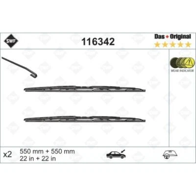SWF Wischblatt Scheibenwischer vorne passend für Audi A4 8E2 B6 8E5 - Bild 1 von 4